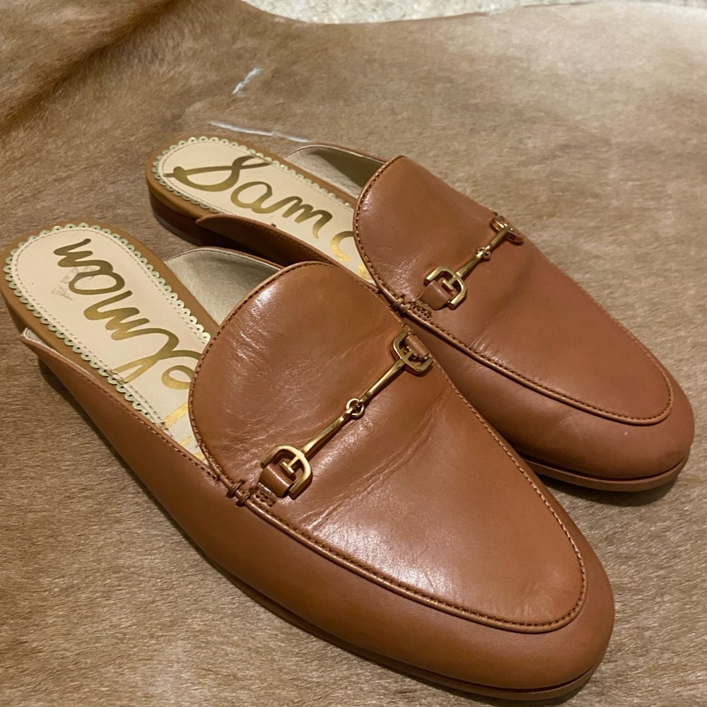 Sam Edelman Linnie mule 8.5 saddle brown
